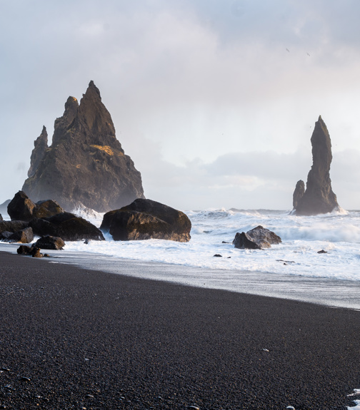 reynisfjara volcanic beach, iceland