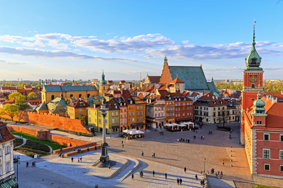 Warsaw old town, Poland